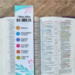Marca página minha leitura da Bíblia