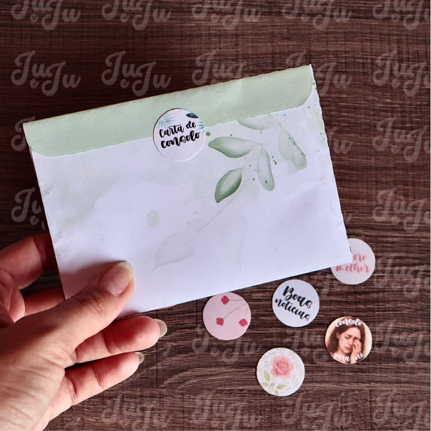 Kit 10 adesivos para cartas - Imagem 3