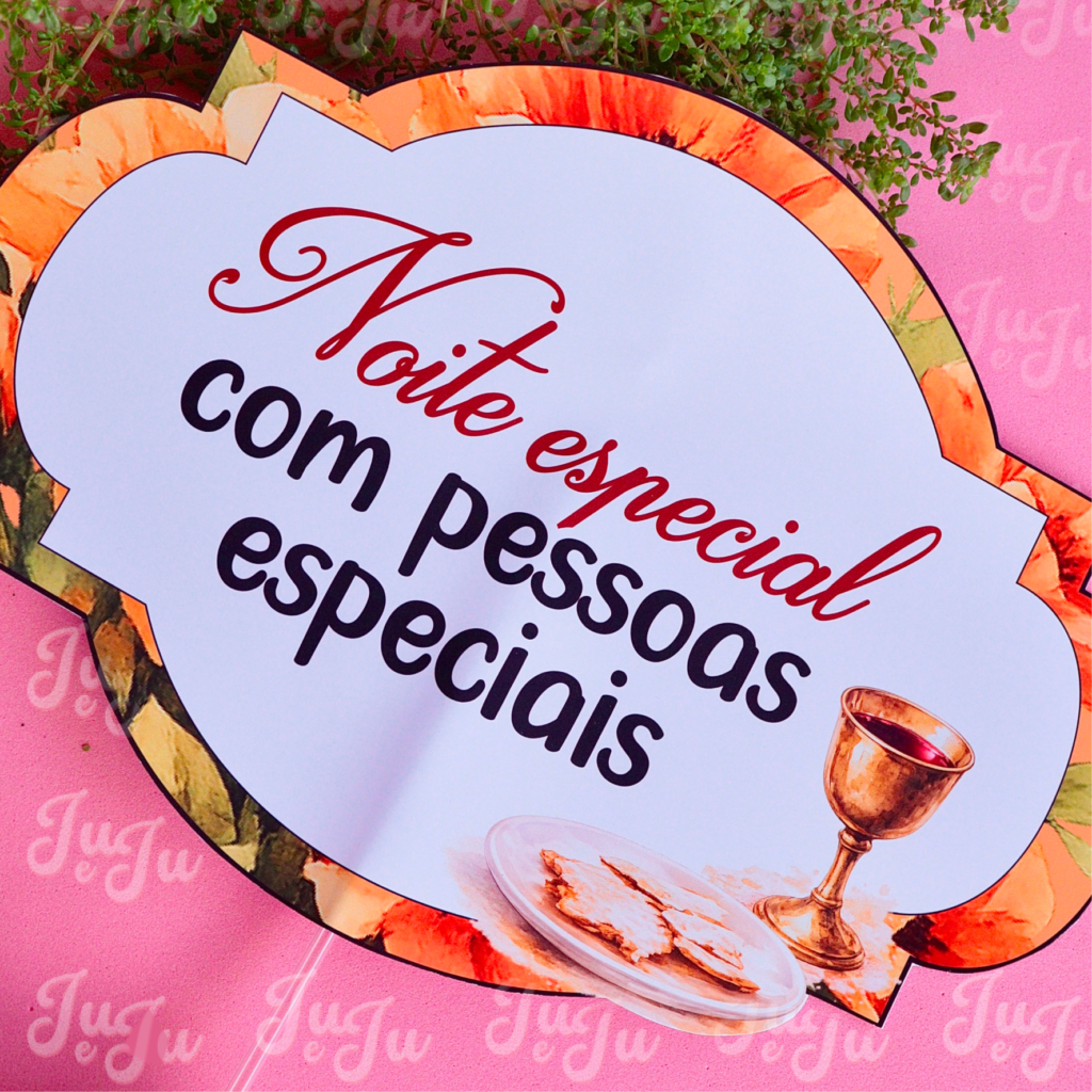8 Plaquinhas + 2 mimos celebração