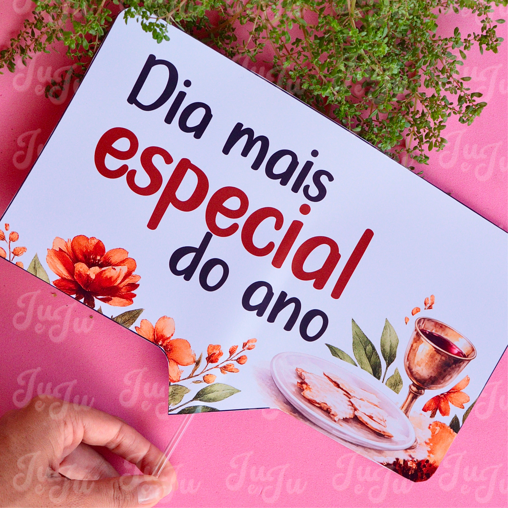 8 Plaquinhas + 2 mimos celebração - Imagem 6