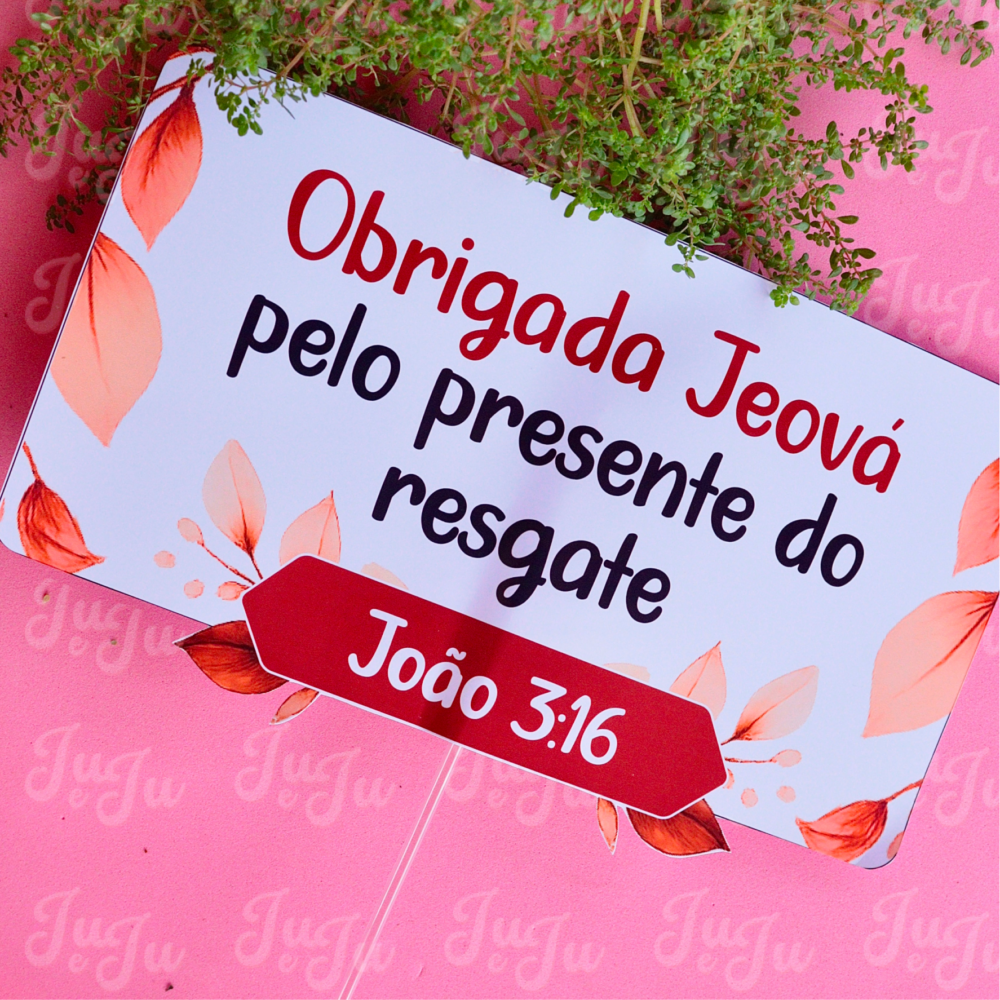8 Plaquinhas + 2 mimos celebração - Imagem 9