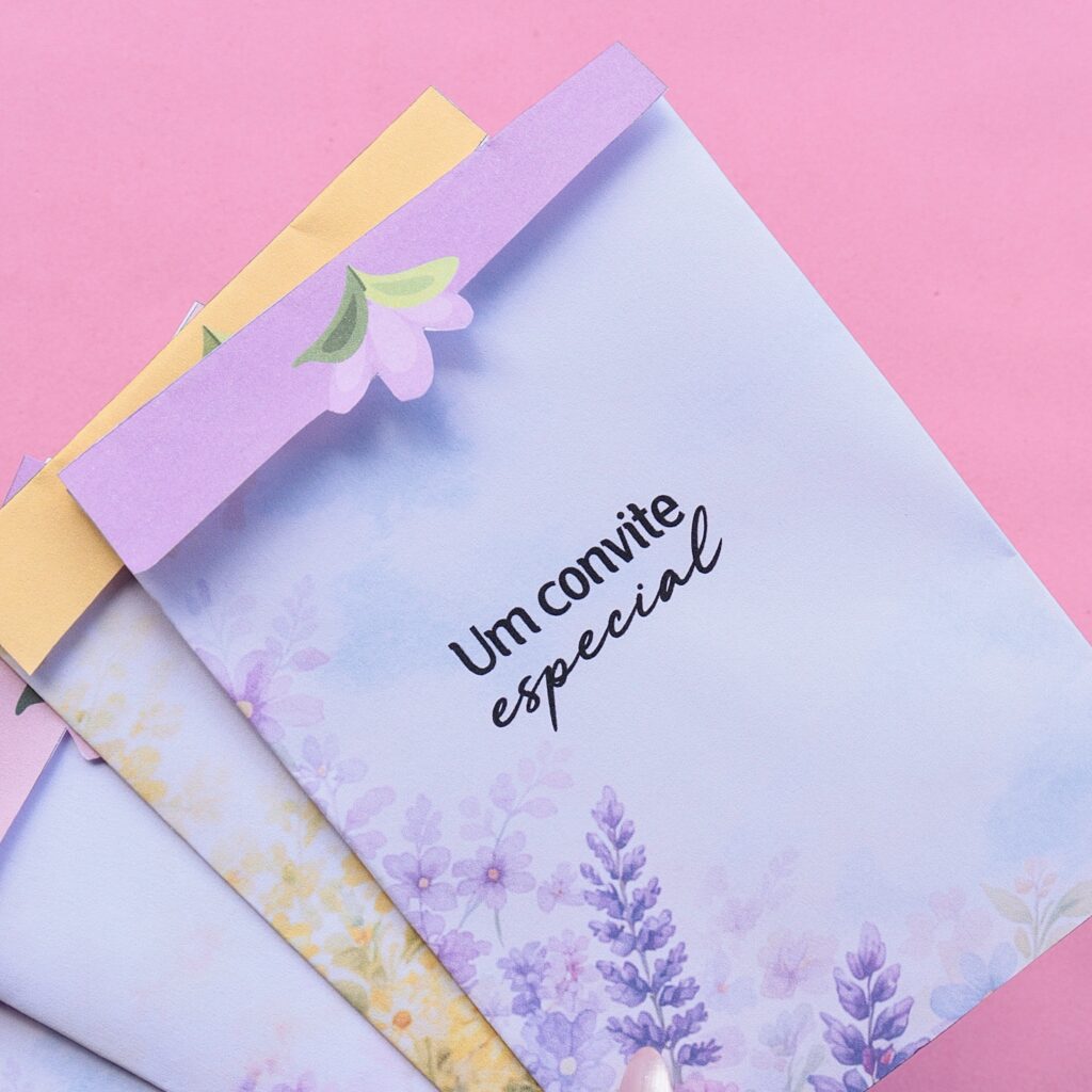 Envelopes florais | Congresso 2026