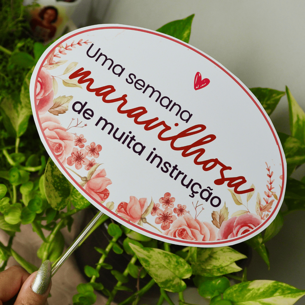 12 plaquinhas Escola de pioneiros