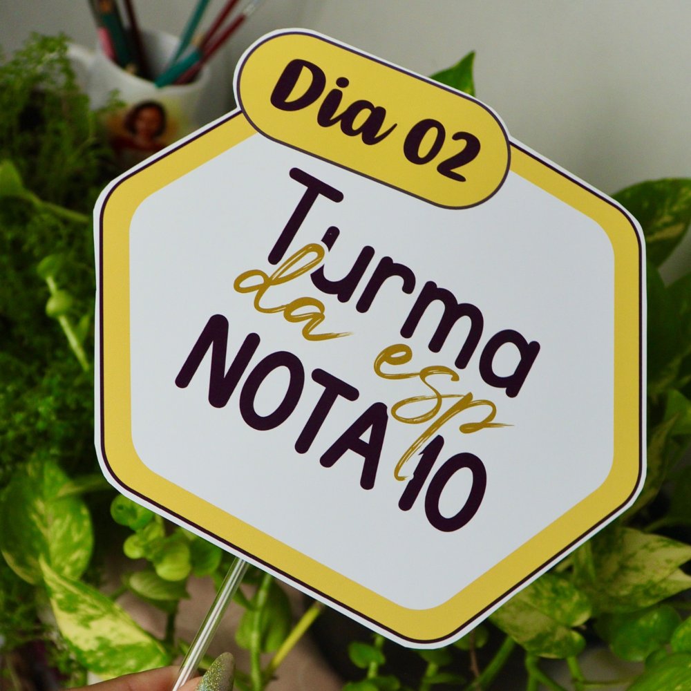 12 plaquinhas Escola de pioneiros - Imagem 3
